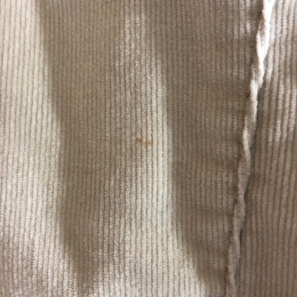 Chicos White Corduroy Jacket Size 1/Medium - Picture 7 of 8